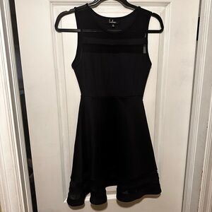 Lulu’s Final Stretch Navy Blue Dress- Size XS- Like New